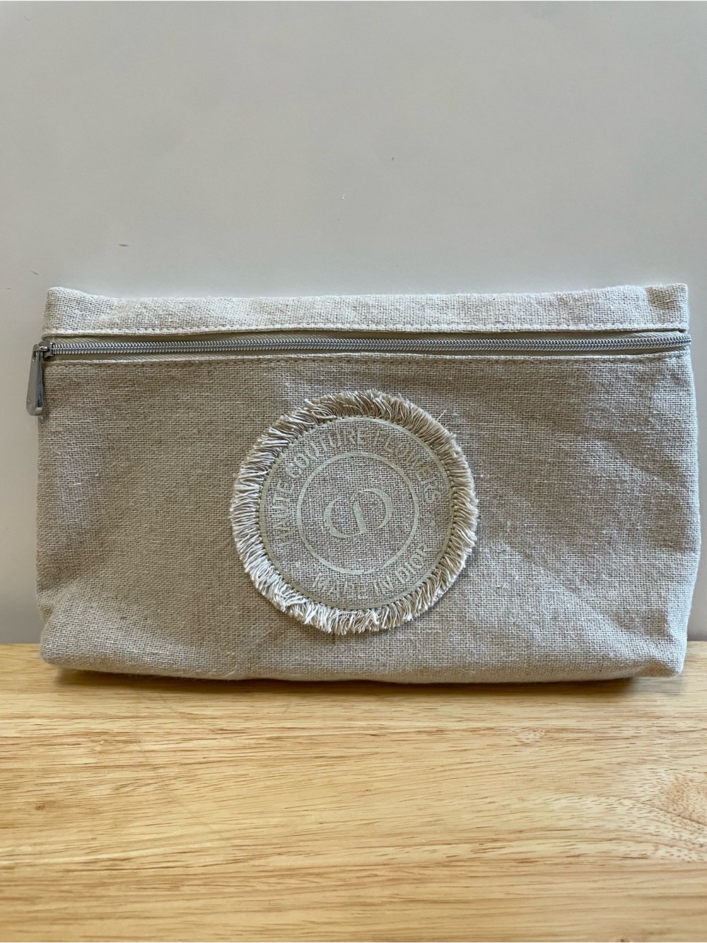 Dior Beauty Haute Couture Flowers Canvas Linen Bag GWP